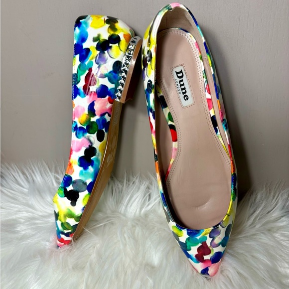Dune London Multicolor Flats - Picture 2 of 5